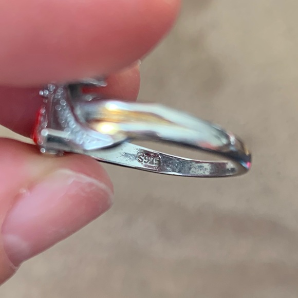 ❤️🆕 Cute TwoTone Gold 18K over Sterling Silver Ring - Picture 3 of 5